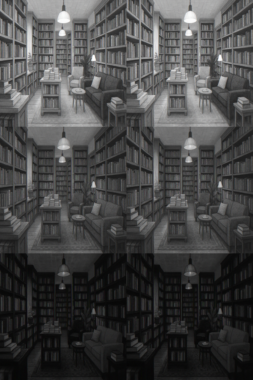 A welcoming bookshop with shelves full of books and cozy reading nooks.